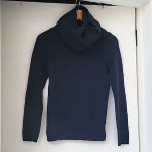 Gap Knitted Cowl neck sweater, S, dark blue